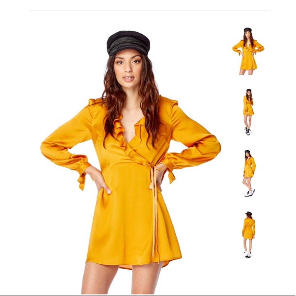 Lost + Wander Dawn Wrap Mini Dress NWT medium